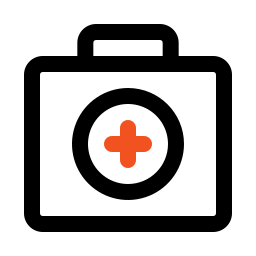 First aid kit icon