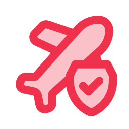 Travel insurance icon