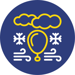 Weather balloon icon