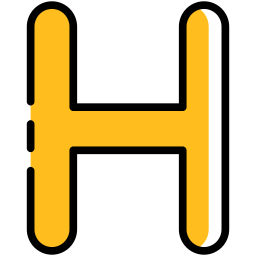 buchstabe h icon