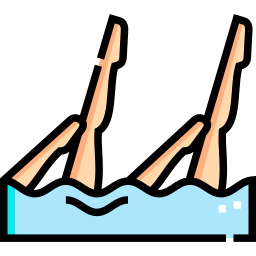 synchron schwimmen icon