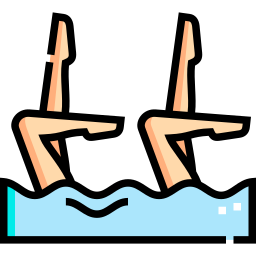 synchron schwimmen icon