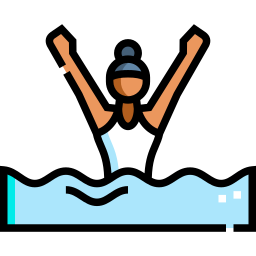 synchron schwimmen icon