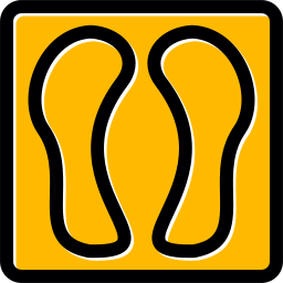 fußabdruck icon