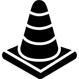 Traffic cone icon