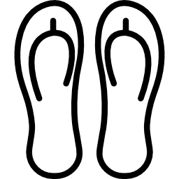 Flip flops icon