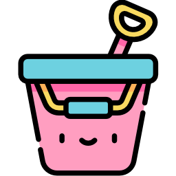 Sand bucket icon