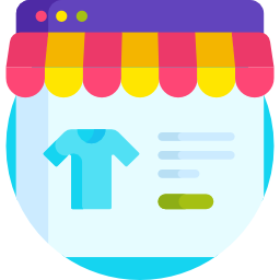 Online shop icon