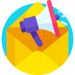 Email marketing icon