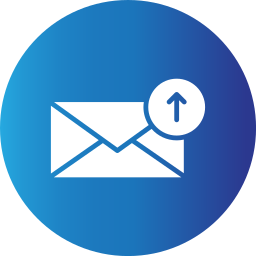 e-mail hochladen icon