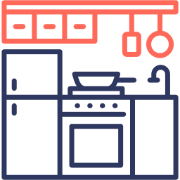 Kitchen table icon