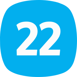 número 22 Ícone