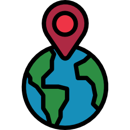 geographisches positionierungs system icon