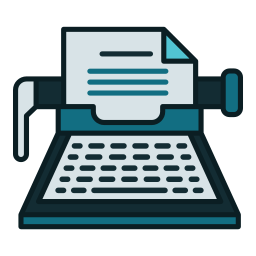 Typewriter icon