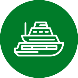 bateau de croisière Icône