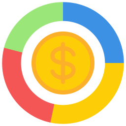 cirkeldiagram icoon