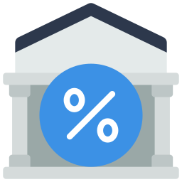 le taux bancaire Icône