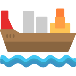 Cargo ship icon