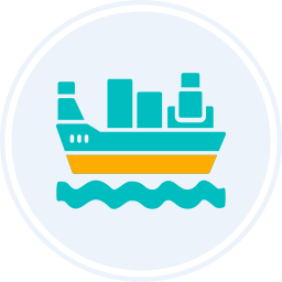 Cargo ship icon