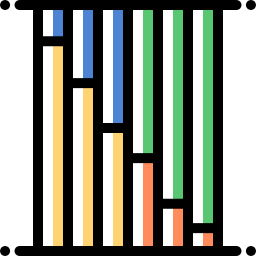 gráfico de barras Ícone