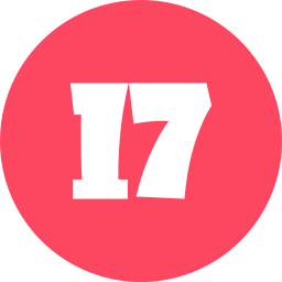 numéro 17 Icône