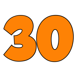 número 30 Ícone