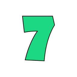 Number 7 icon