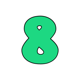 Number 8 icon