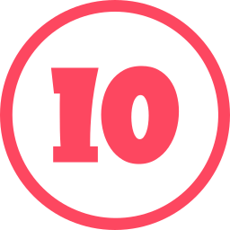 número 10 Ícone