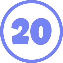 número 20 Ícone