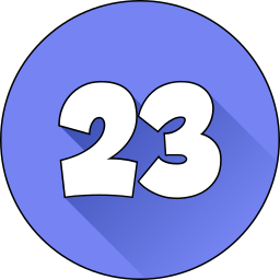 Number 23 icon