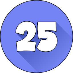 número 25 Ícone