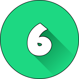 Number 6 icon