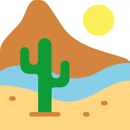 deserto Ícone