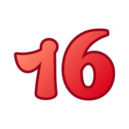 Number 16 icon