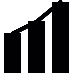 graphique de statistiques Icône