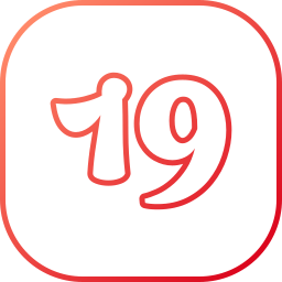 número 19 Ícone