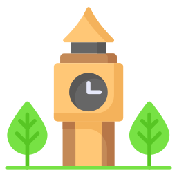 Clock tower icon