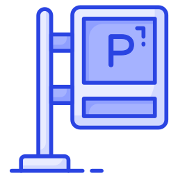 panneau de signalisation de stationnement Icône
