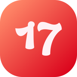 Number 17 icon