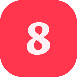 Number 8 icon