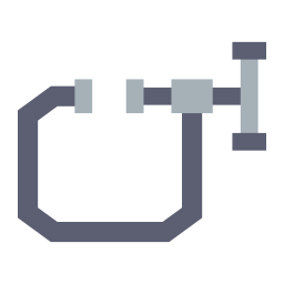 C clamp icon