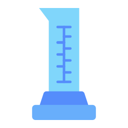 Graduated cylinder icon