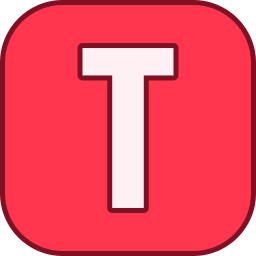 Letter t icon