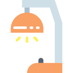 Desk lamp icon