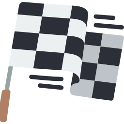 Racing flag icon