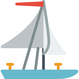 Sailing boat icon