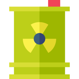 Toxic waste icon