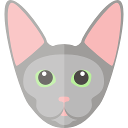 Sphynx cat icon