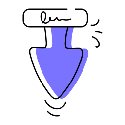 Down arrow icon